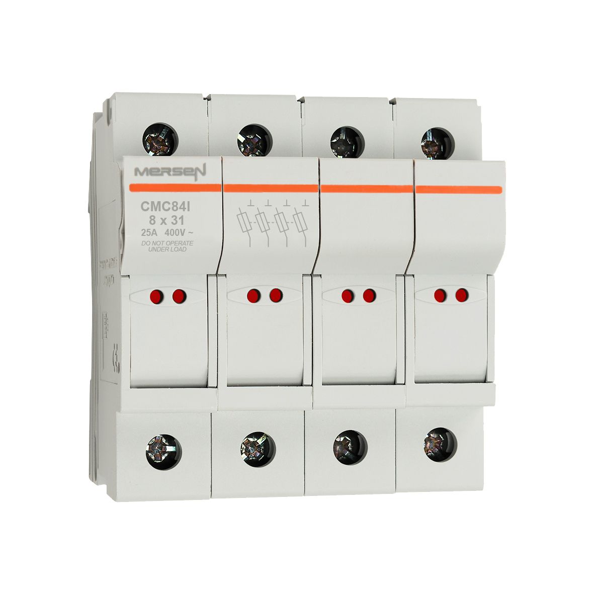 L1062679 - CMC8 modular fuse holder,IEC, 4P,indicator light,8x32,DIN rail mounting,IP20